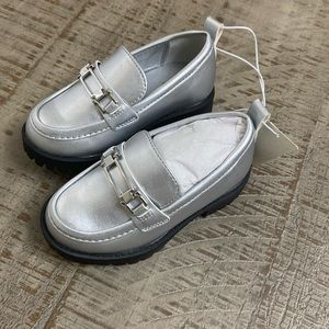 New Gap Toddler girl metallic loafers